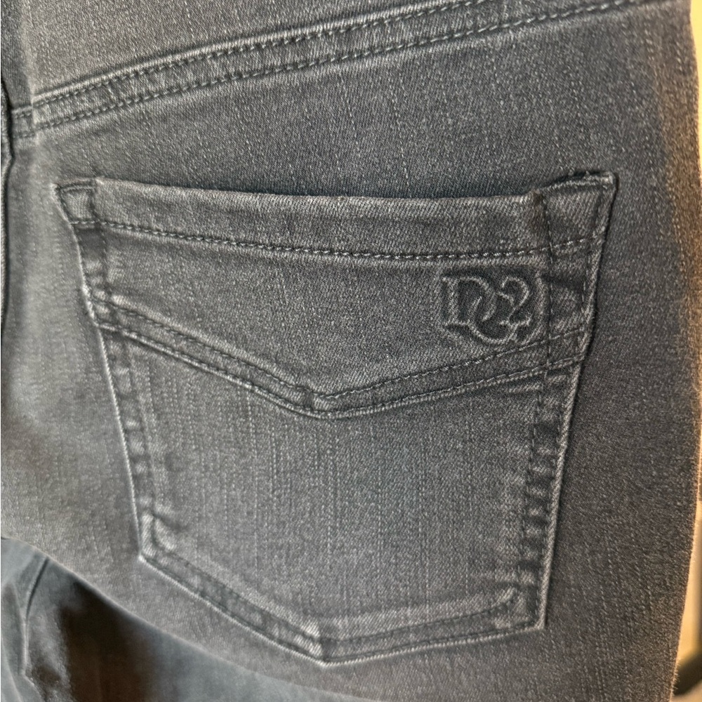 DG2 by Diane Gilman Black Charcoal Flare Jeans - Picture 10 of 11